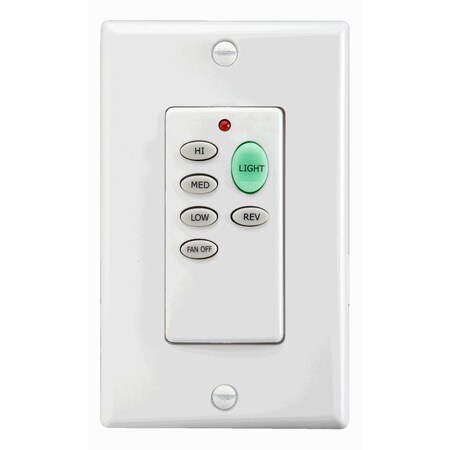 Quorum White And Ivory Fan Wall Mount Control 7-1305-0